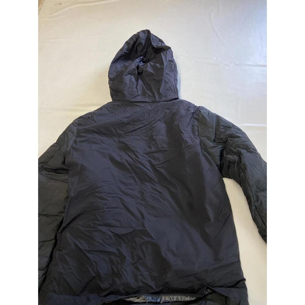 Womens LULULEMON Black Goose Down Cold As Fluff Parka Jacket Sz 8 - Picture 6 of 7
